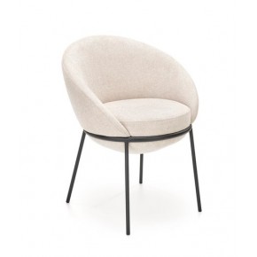 Стул HALMAR K482 бежевый/черный